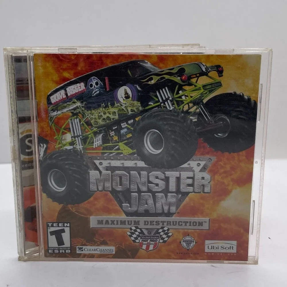 Monster Jam Maximum Destruction PC CD-ROM Ubi Soft (PC, 2002) Complete W/ Manual